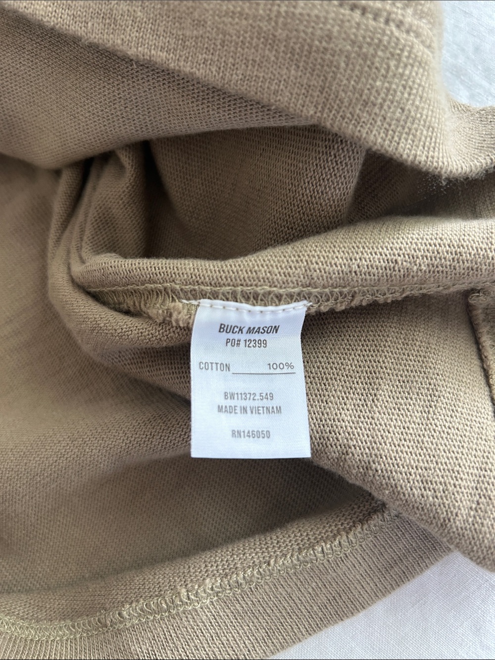 Buck Mason FIELD-SPEC BOYFRIEND CROP TEE - Picture 6 of 6